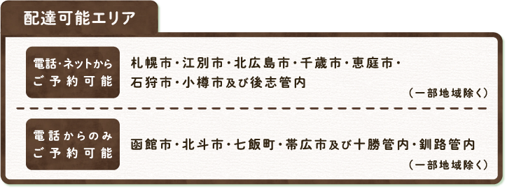 配達可能エリア